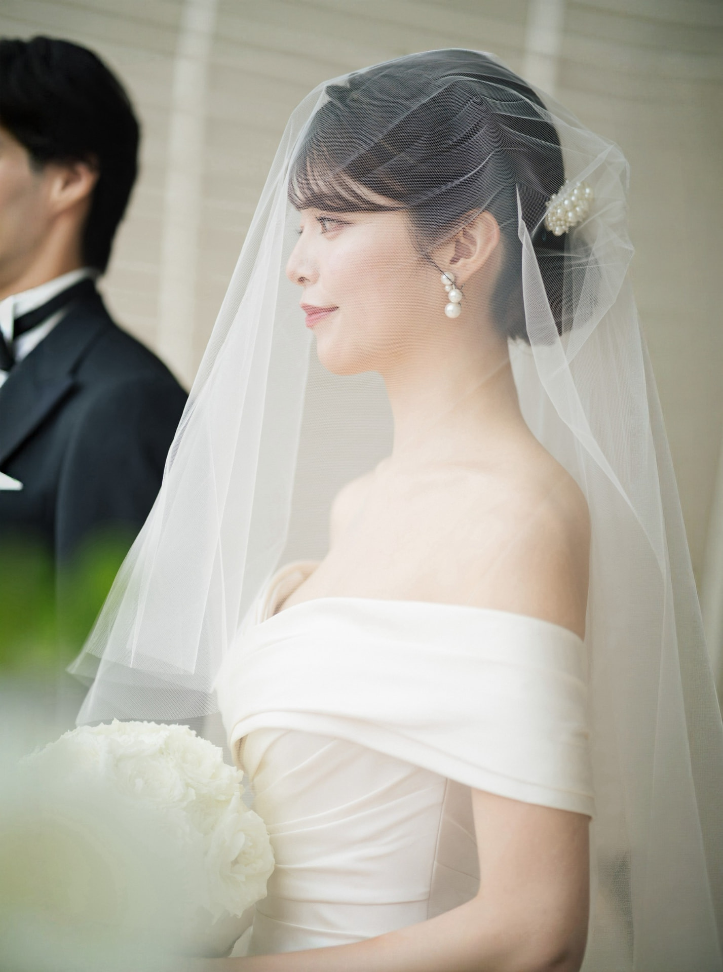 ブライダル美容整体の花嫁様 — 横顔とデコルテのライン｜Alignment TOKYO