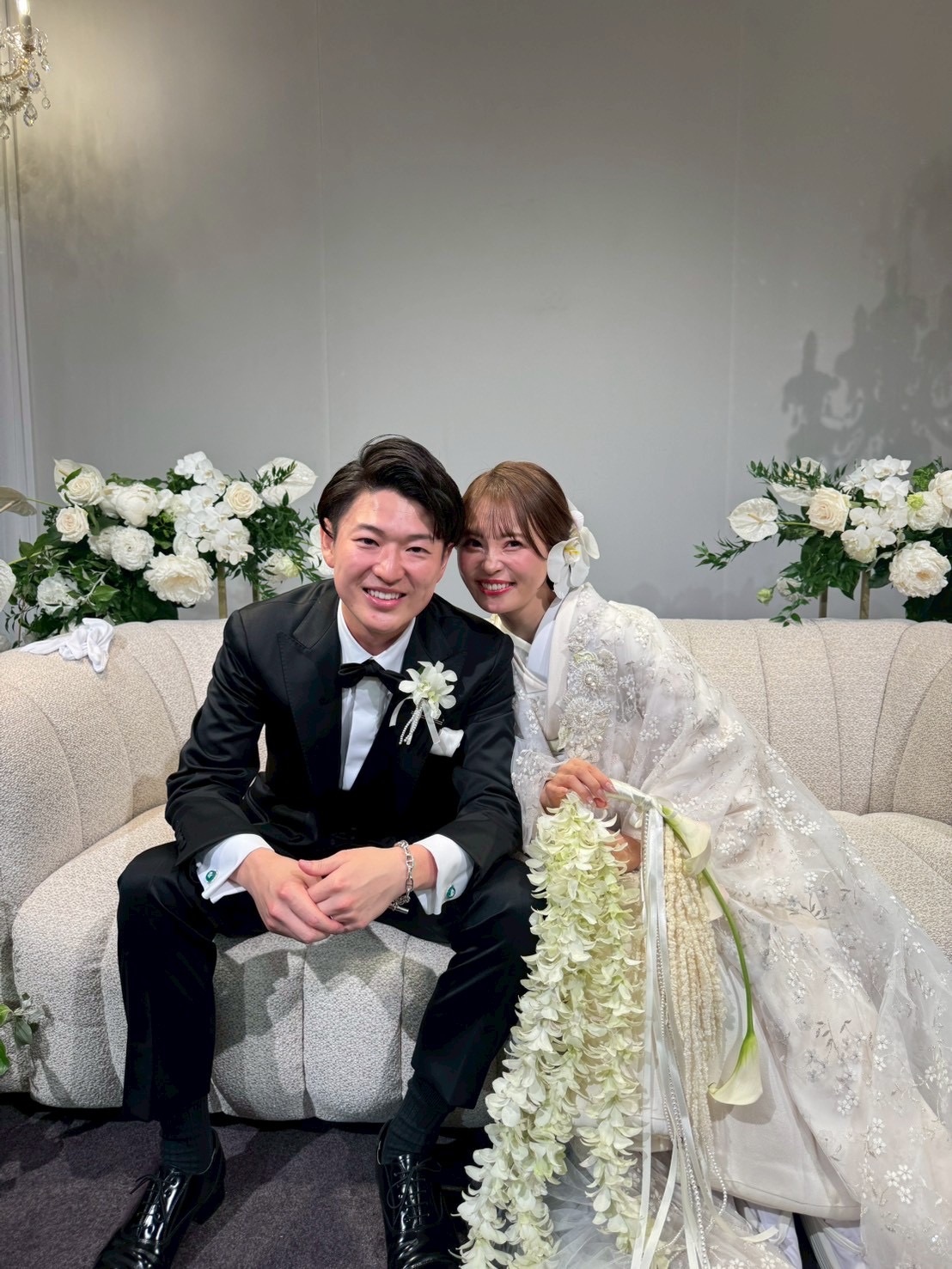 ブライダル美容整体の花嫁様 — 和洋ミックスの装い・新郎新婦｜Alignment TOKYO